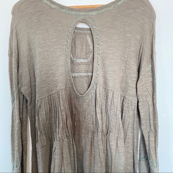 FP Like New Olive New Hope long sleeve tunic - Picture 6 of 7